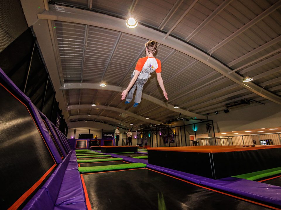 We’ve now completed four Jump Arena trampoline sites, two of which were huge areas with party rooms.